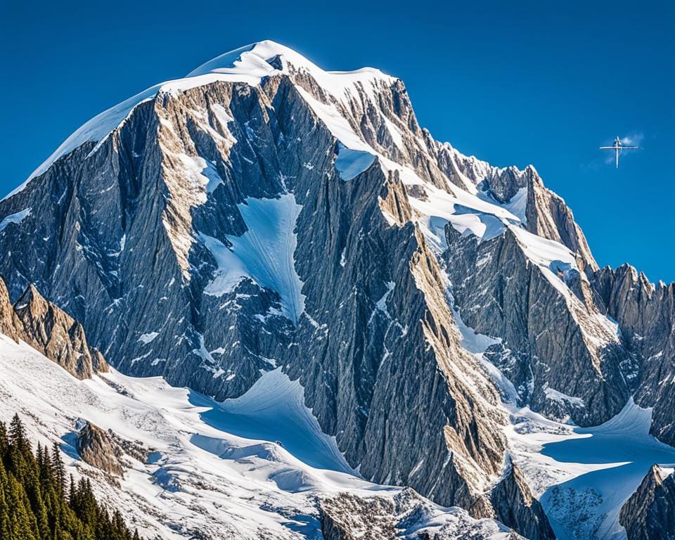 Gipfelkreuz Mont Blanc