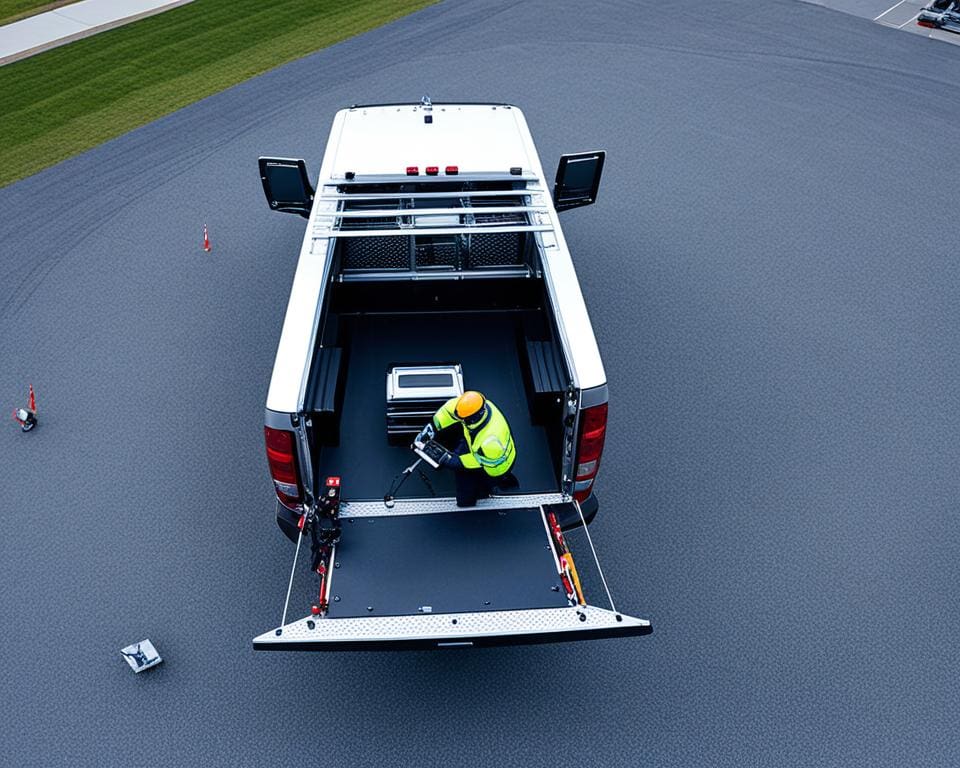 Installation LKW-Rückfahrkamera