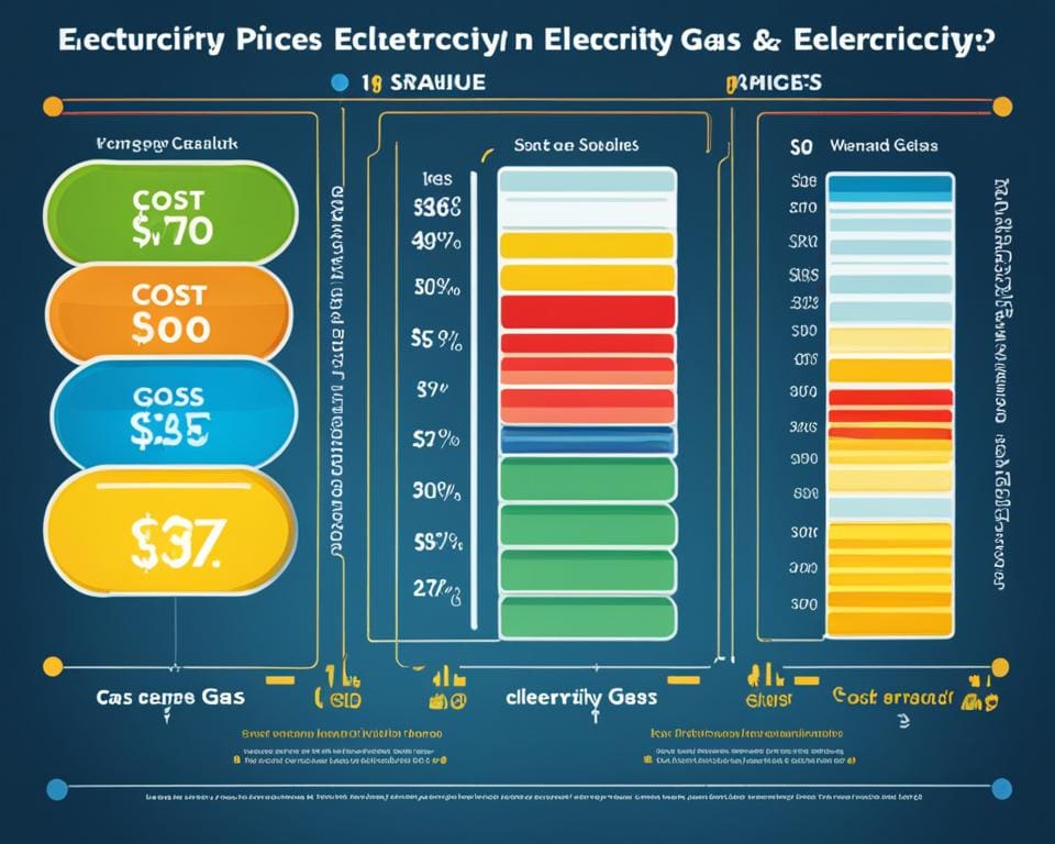 Strom- und Gas-Arbeitspreis im Vergleich