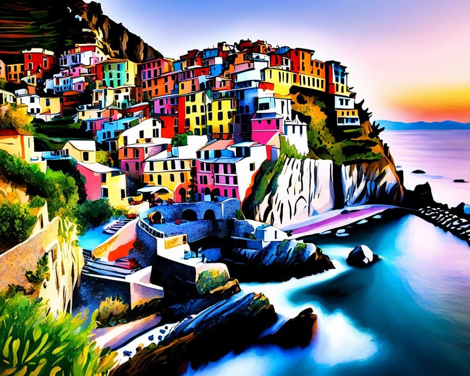 Landschaft von Manarola