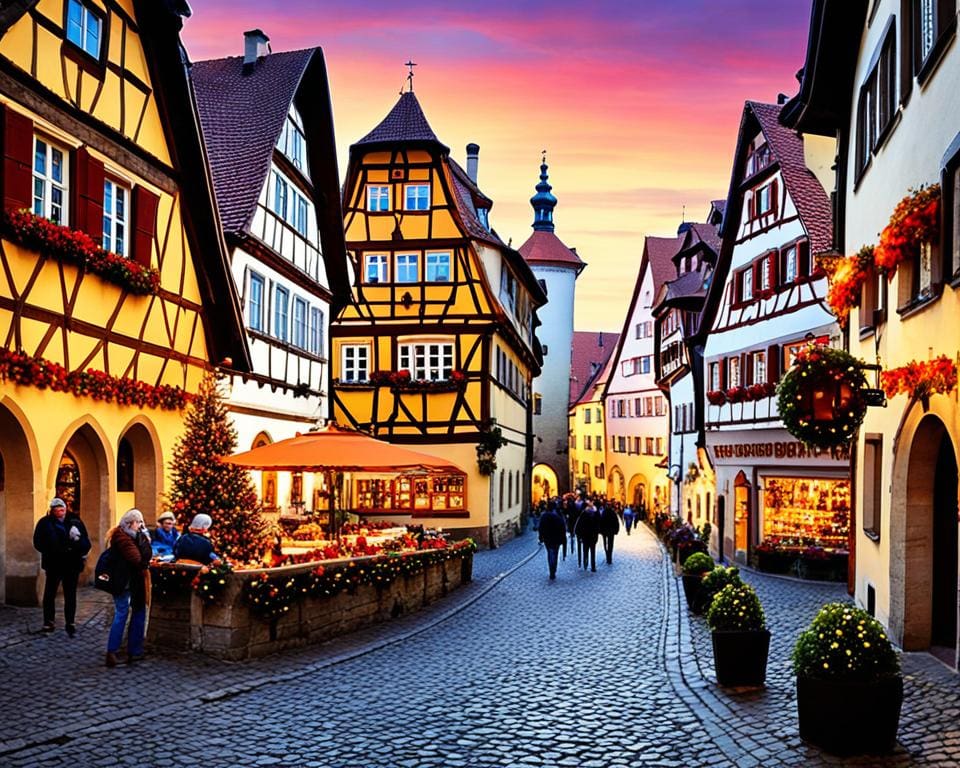 Rothenburg ob der Tauber Einzigartige Atmosphäre