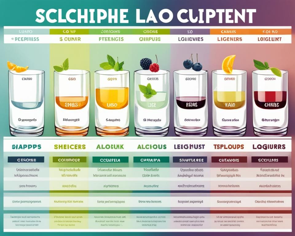 Alkoholgehalt bei Schnaps und Likör