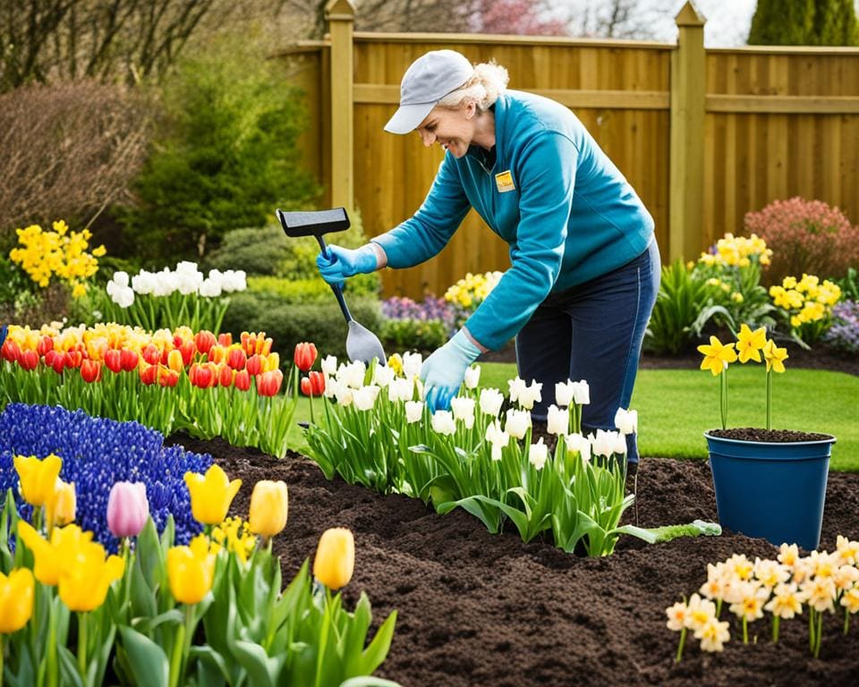 Gartenpflege im Frühling