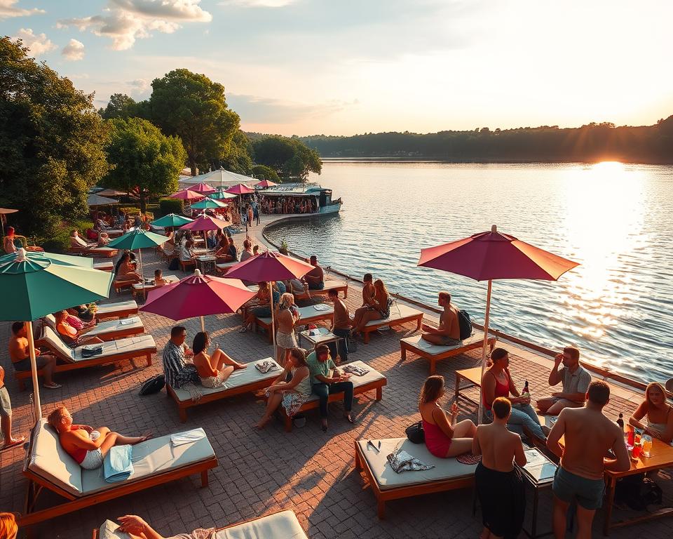 Die coolsten Beachclubs am See