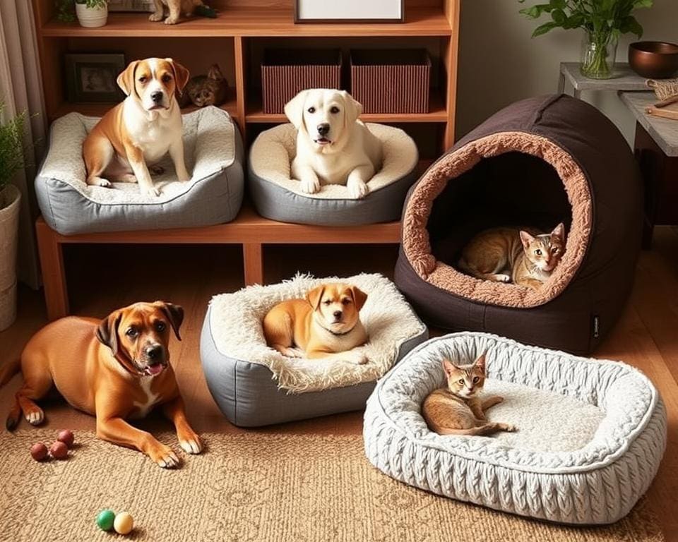 Hundebetten für jeden Hundetyp, Katzenhöhlen, Tierbett waschbar, hygienisch