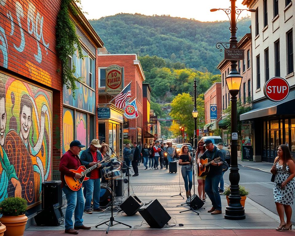 Jazz und Kunst in Asheville, North Carolina