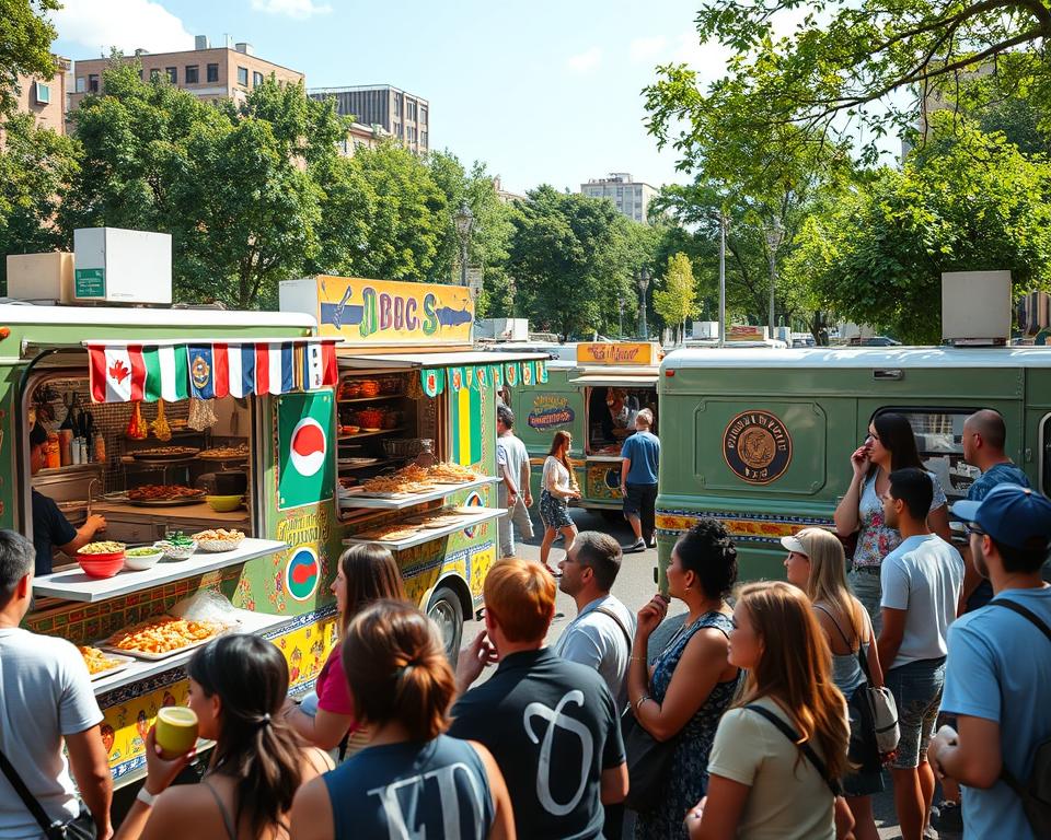 Kulinarische Reisen in Food-Trucks