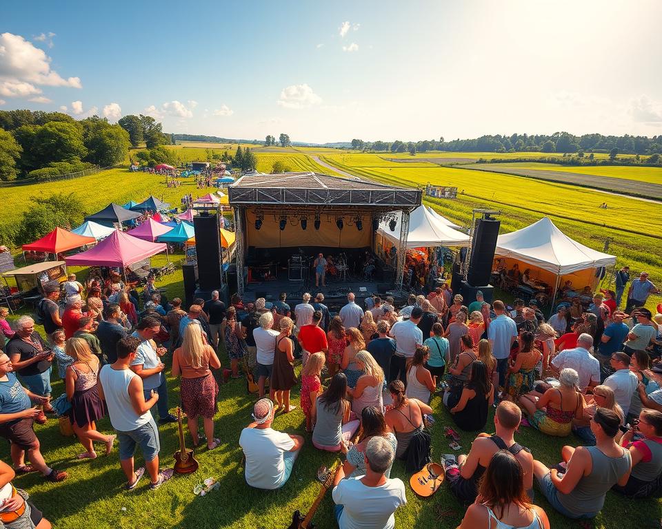 Musikfestivals auf dem Land erleben