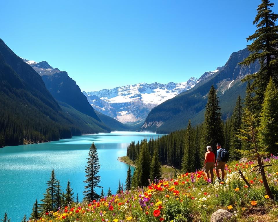 Natur und Parks in Lake Louise, Kanada