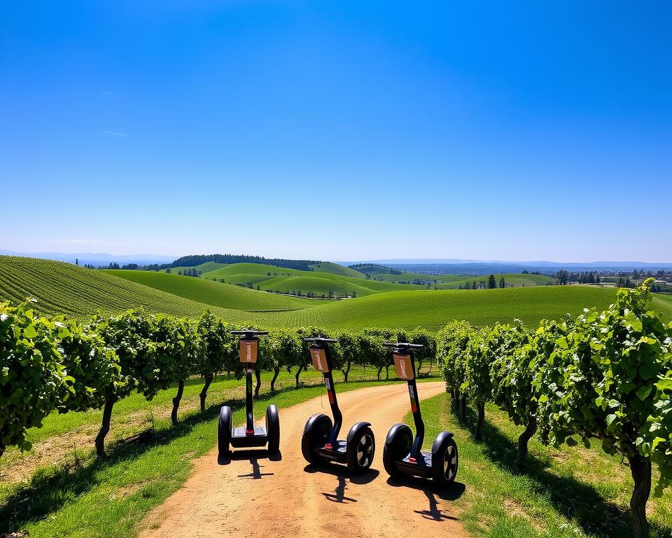 Segway-Ausflug Weinberge