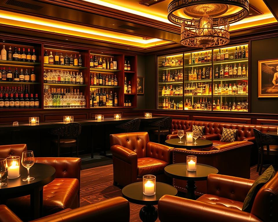 Whisky-Lounges mit erlesenem Ambiente