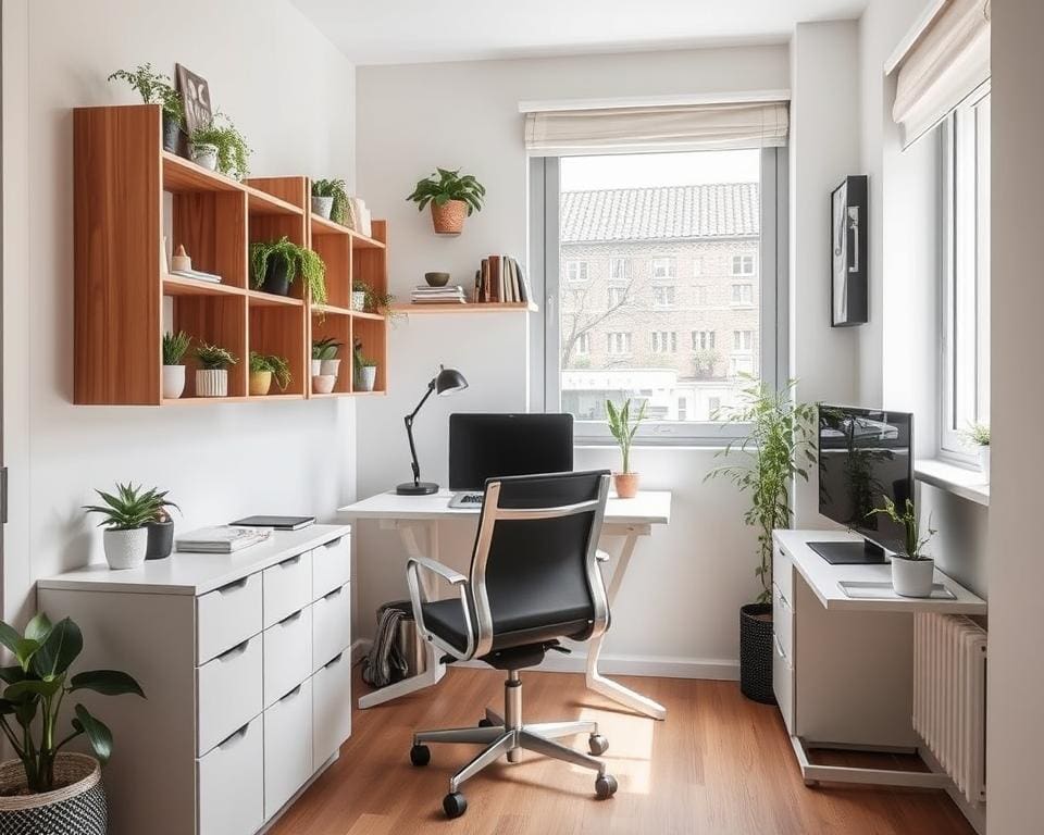 platzsparende Möbel für das Homeoffice