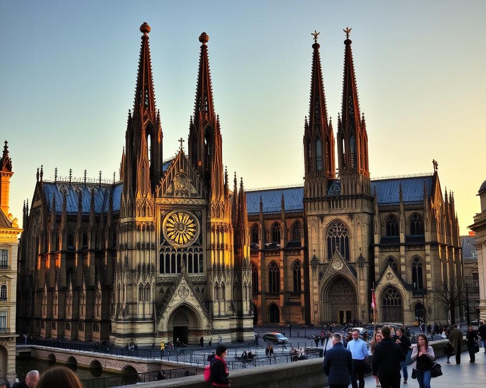 Architektur gotischer Kathedralen in Köln