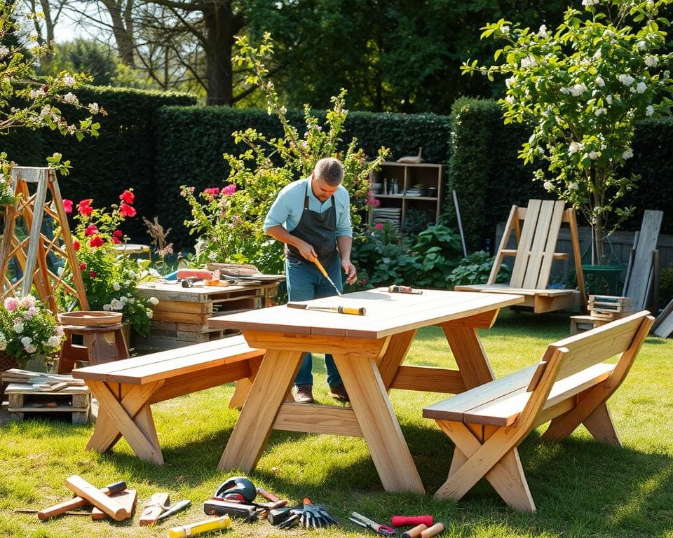 Gartenmöbel selber bauen: Kreative DIY-Projekte