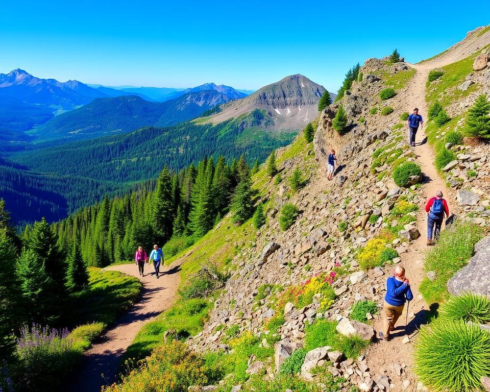 Gemütliche Wanderungen für Familien und herausfordernde Trails für erfahrene Wanderer