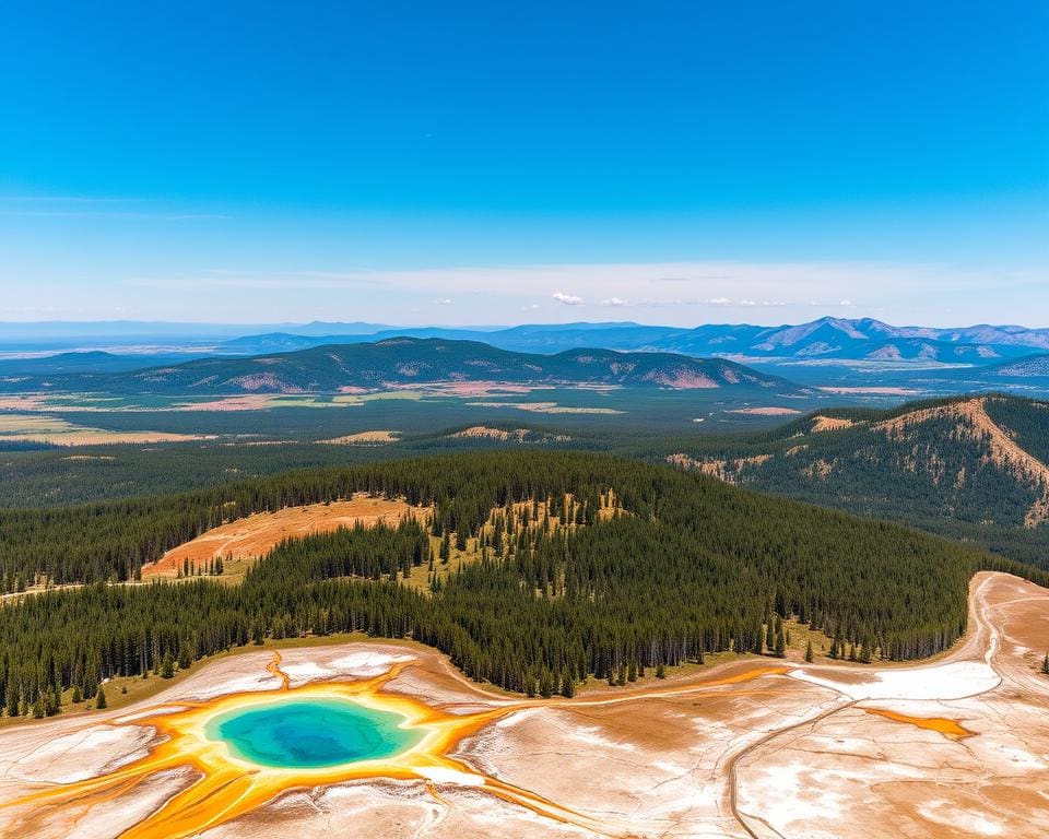 Geografische Lage des Yellowstone