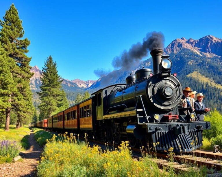 Historische Eisenbahnreisen in Durango, Colorado