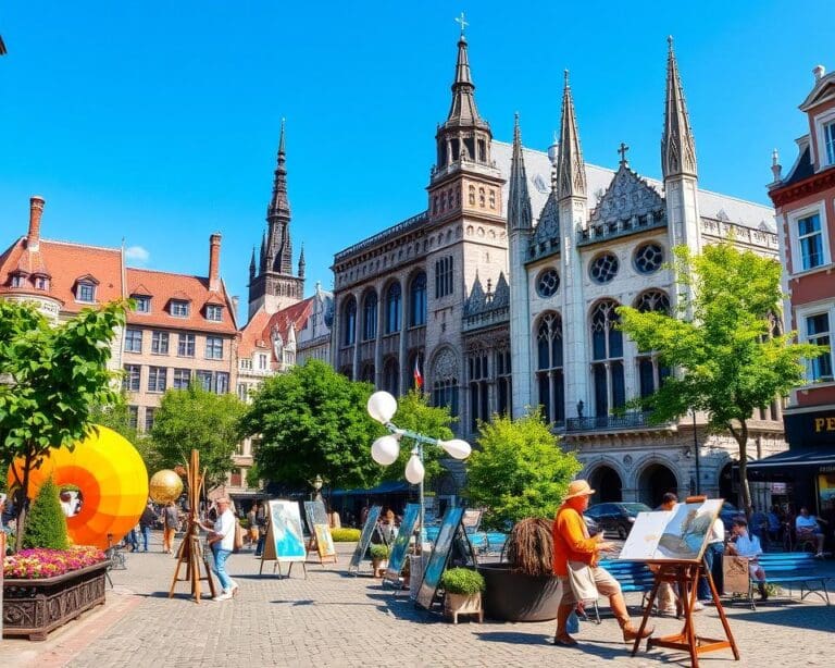 Kunst und Geschichte in Gent, Belgien