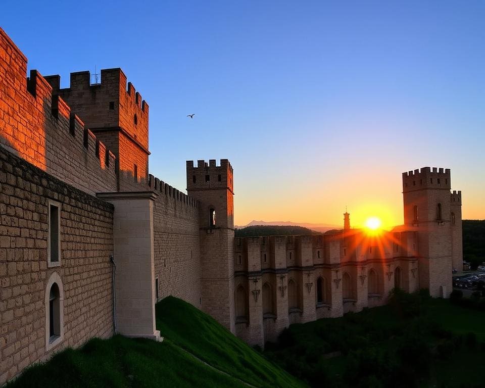 Mittelalterliche Mauern in Ávila, Spanien