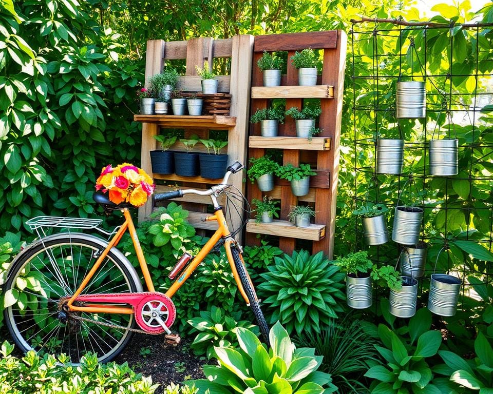 Nachhaltigkeit im Garten durch Upcycling