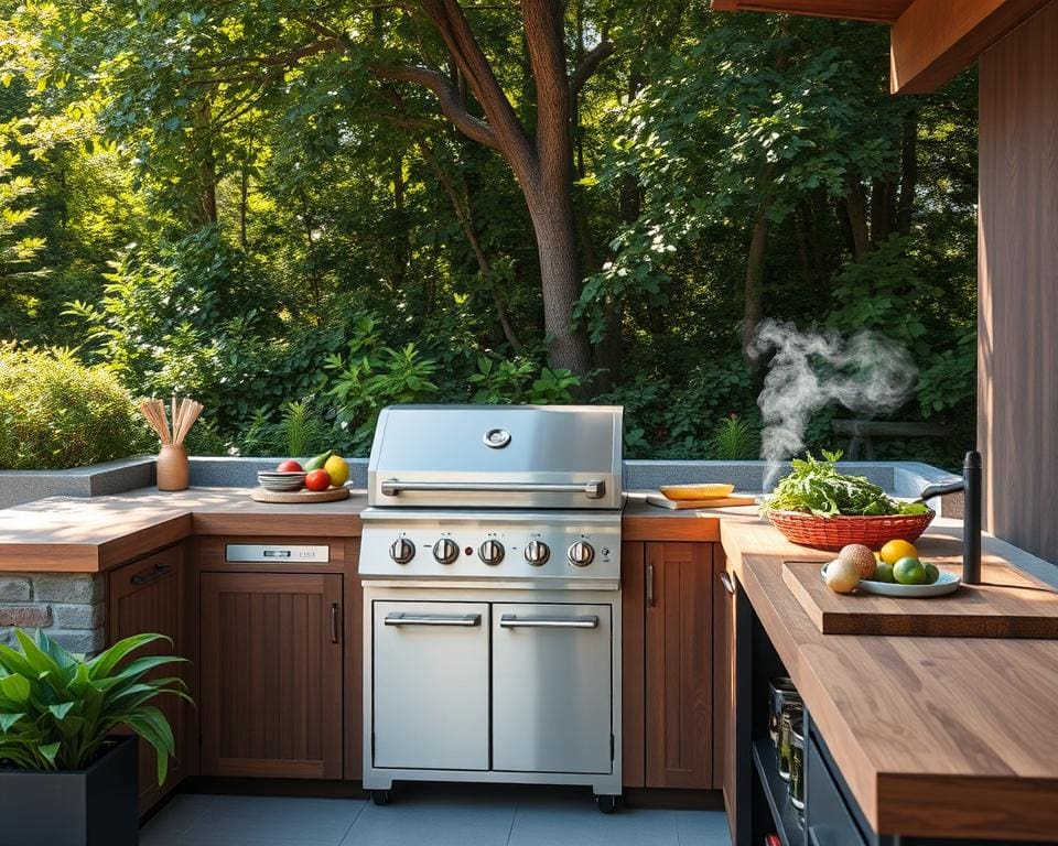 Outdoor-Küchen: Kochen und Grillen unter freiem Himmel