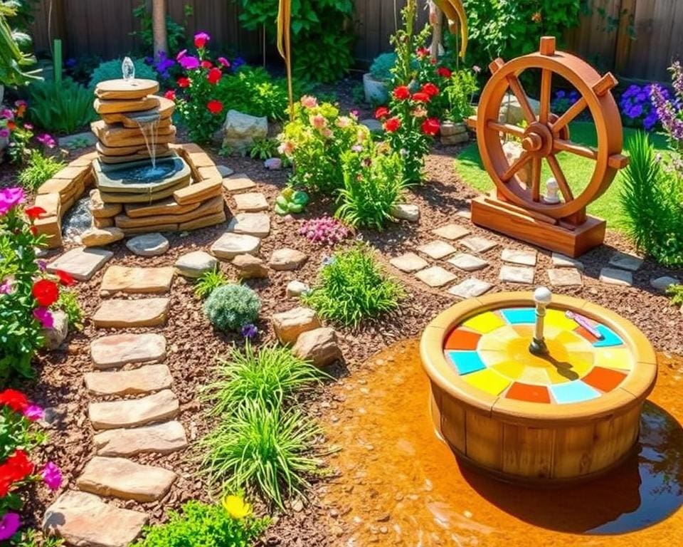 Wasserspiele selber machen: DIY-Ideen für Plätschern im Garten