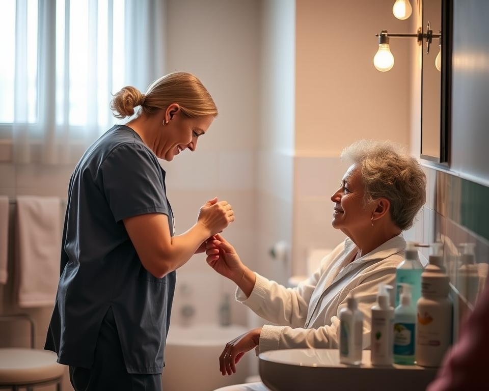 Alltagsunterstützung bei persönlicher Hygiene und Aktivitäten