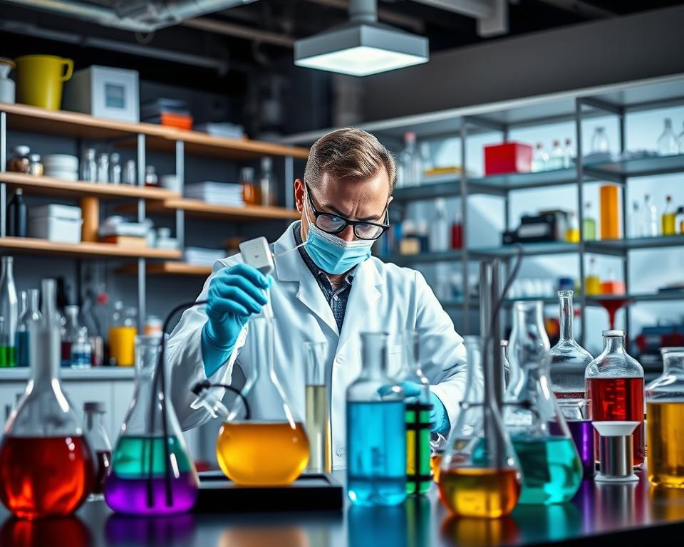 Chemielaborant bei Chemieanalysen Chemielaborant bei Chemieanalysen