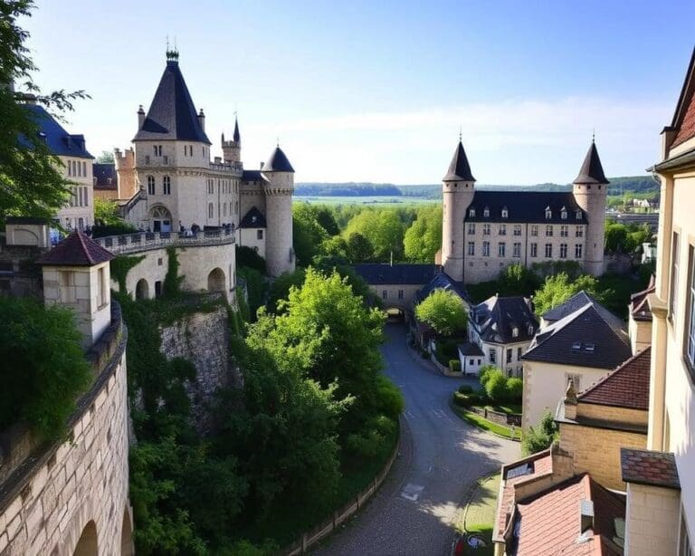 Historische Schlösser in Luxemburg-Stadt