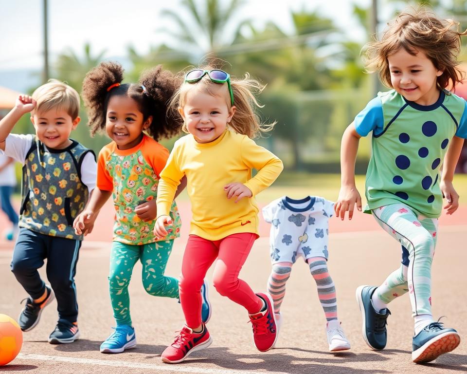 Kinderkleidung für aktive Kinder