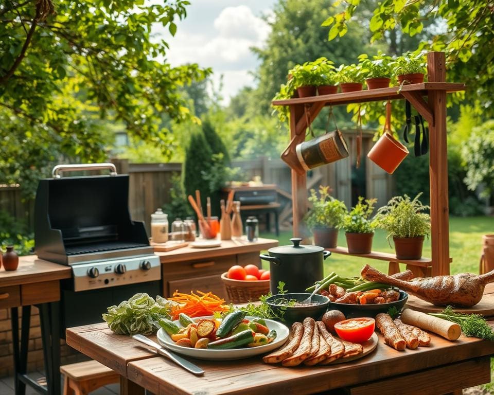 Kochen unter freiem Himmel: Die Outdoor-Küche