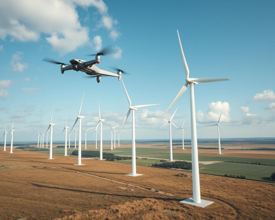 Können Drohnen die Überwachung von Windkraftanlagen verbessern?