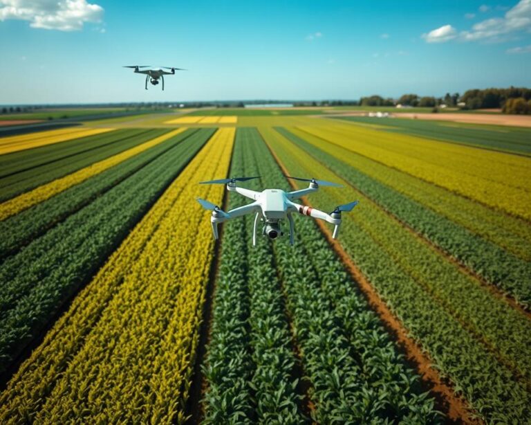 Können Drohnen die landwirtschaftliche Ernte überwachen?