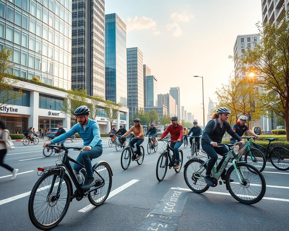 Können smarte Fahrräder den Arbeitsweg erleichtern?