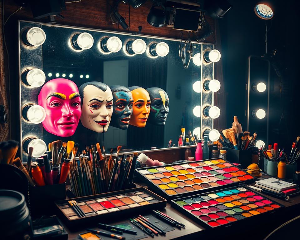 Make-up-Designer für Theater: Perfekte Masken für jeden Charakter