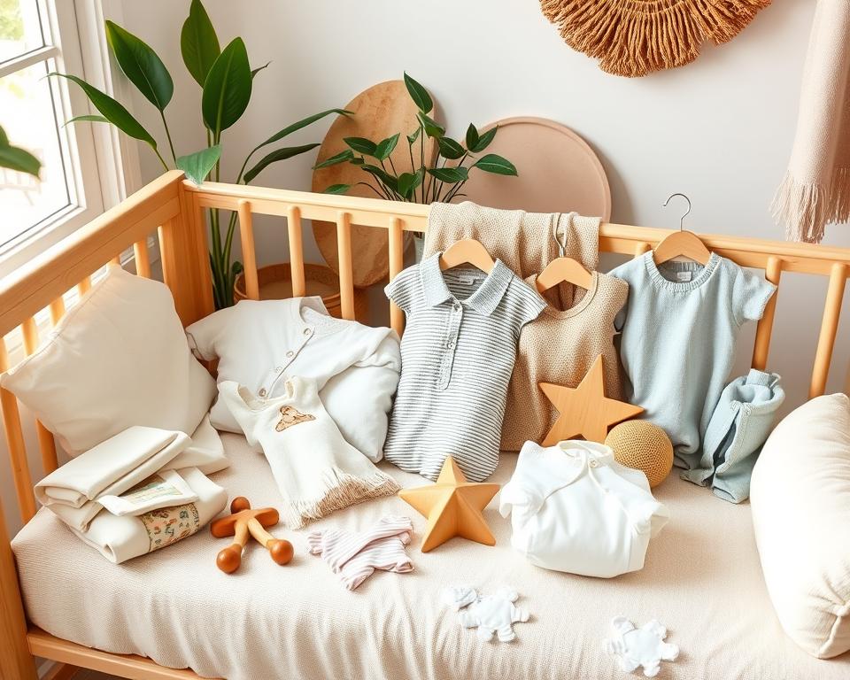 Materialien für Nachhaltige Babyausstattung