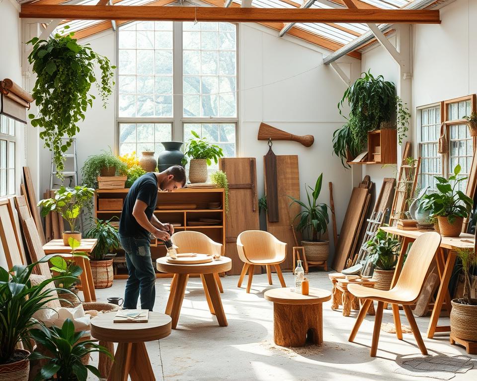 Nachhaltigkeit im Möbelkonstrukteur-Handwerk