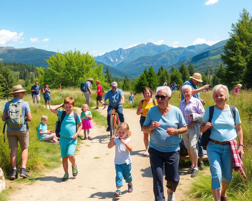 Outdoor-Aktivitäten für jedes Alter