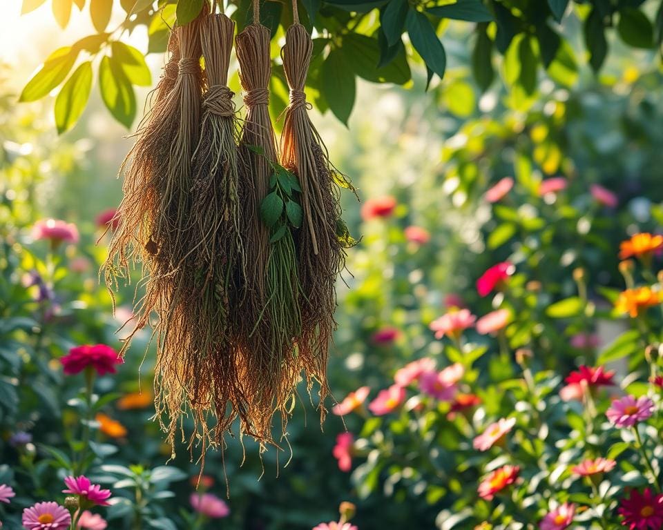 Räuchern im Garten: Duftende Kräuterbündel herstellen