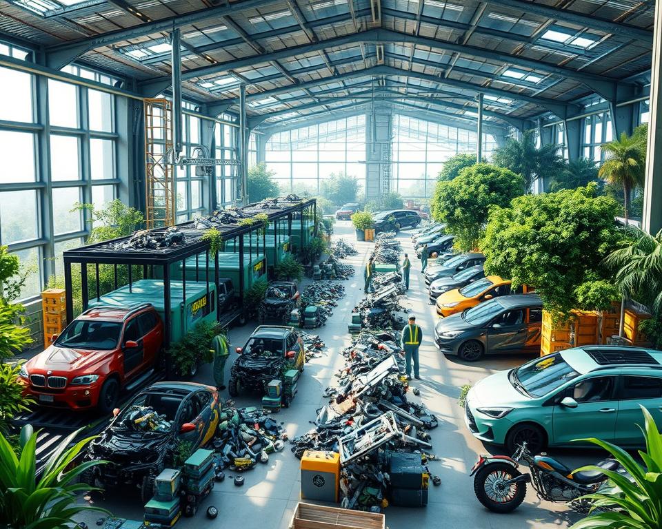 Wie beeinflusst Recycling die Automobilindustrie nachhaltig?