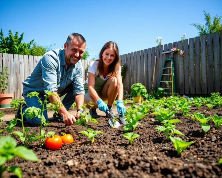 Wie pflanze ich einen Gemüsegarten an?