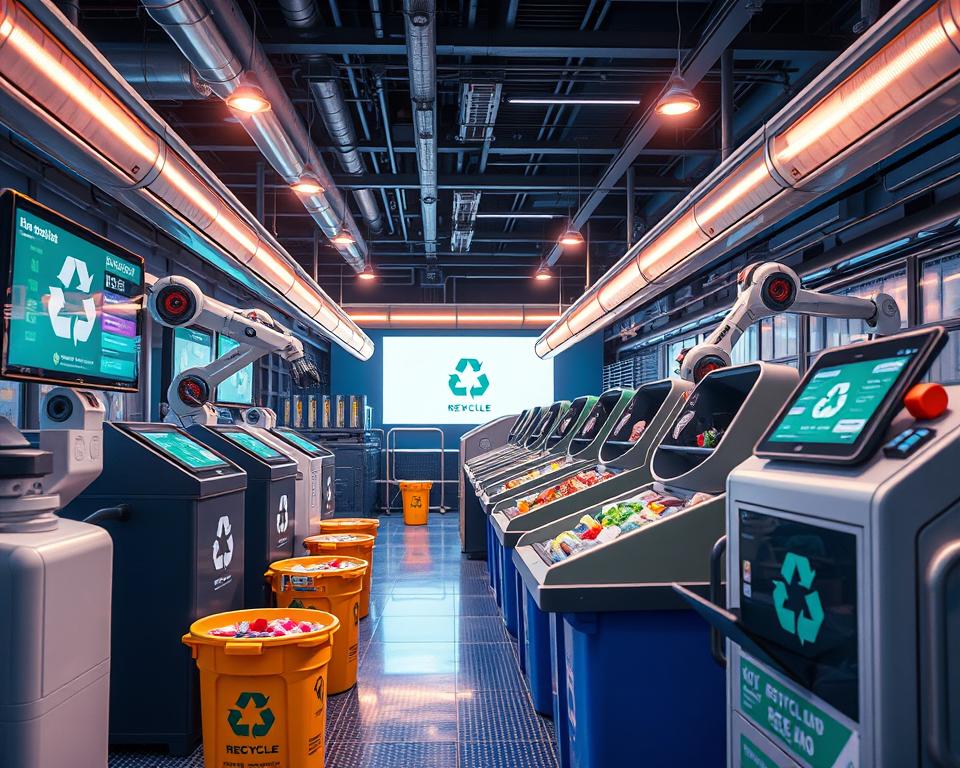 smarte Geräte im Recyclingprozess