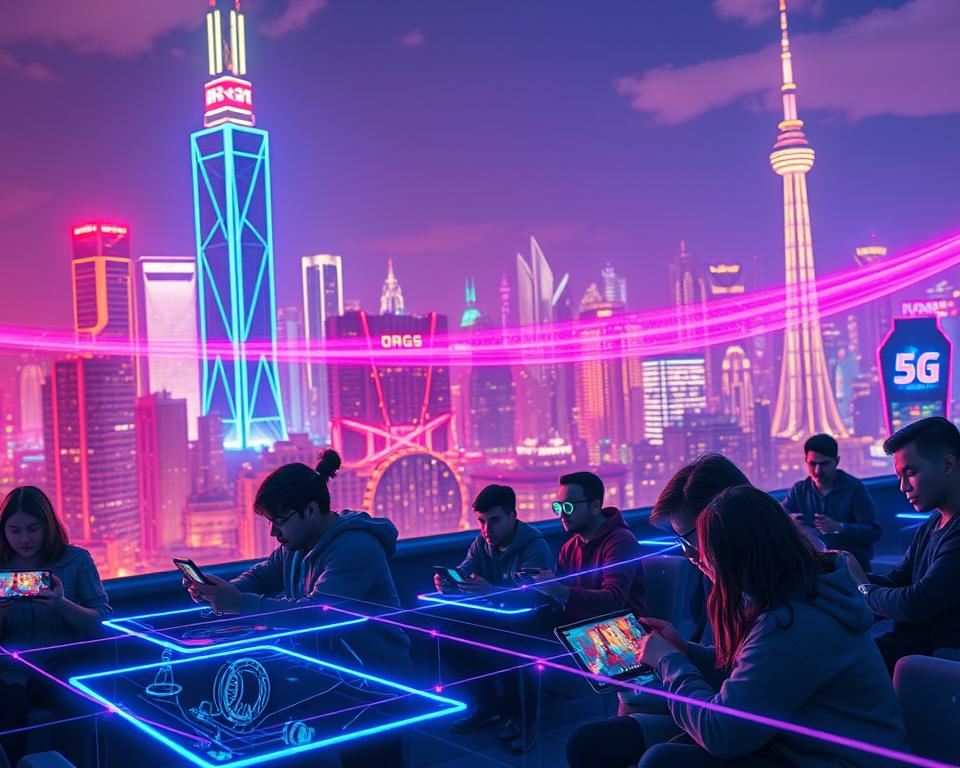 5G-Netzwerke für Echtzeit-Gaming weltweit