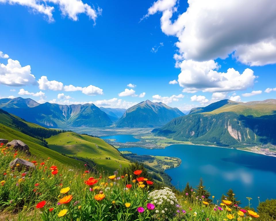 Alpenpanorama in Annecy