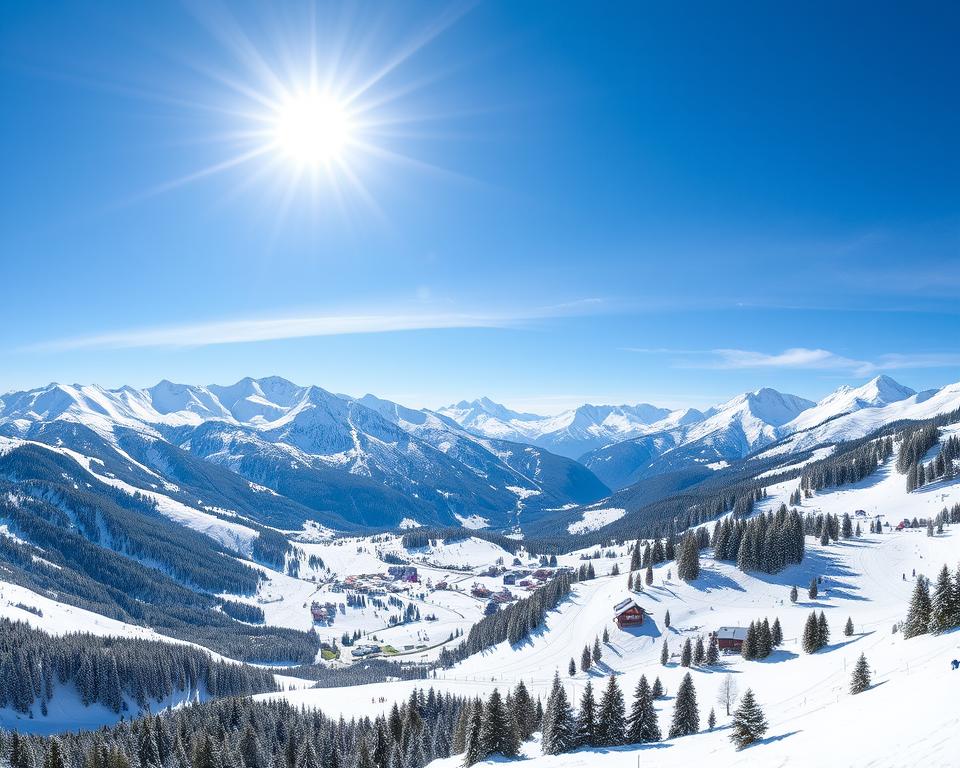 Alpenpanorama in Les Deux Alpes