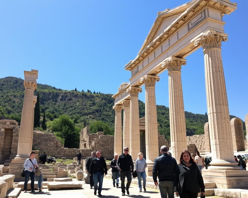 Antike Ruinen in Ephesos, Türkei