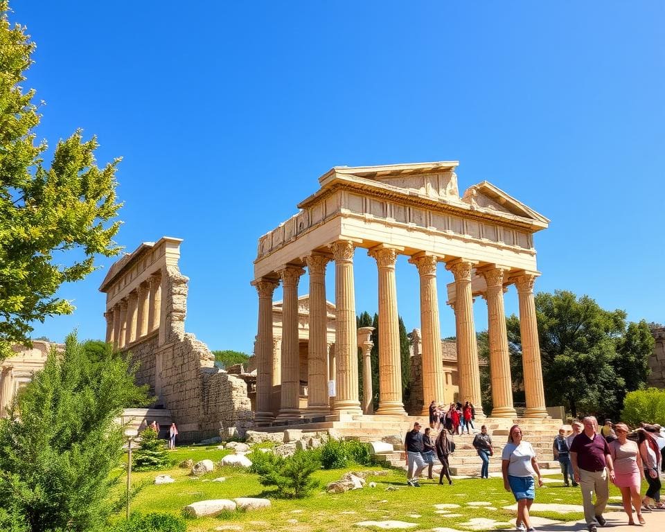 Antike Ruinen in Ephesos, Türkei