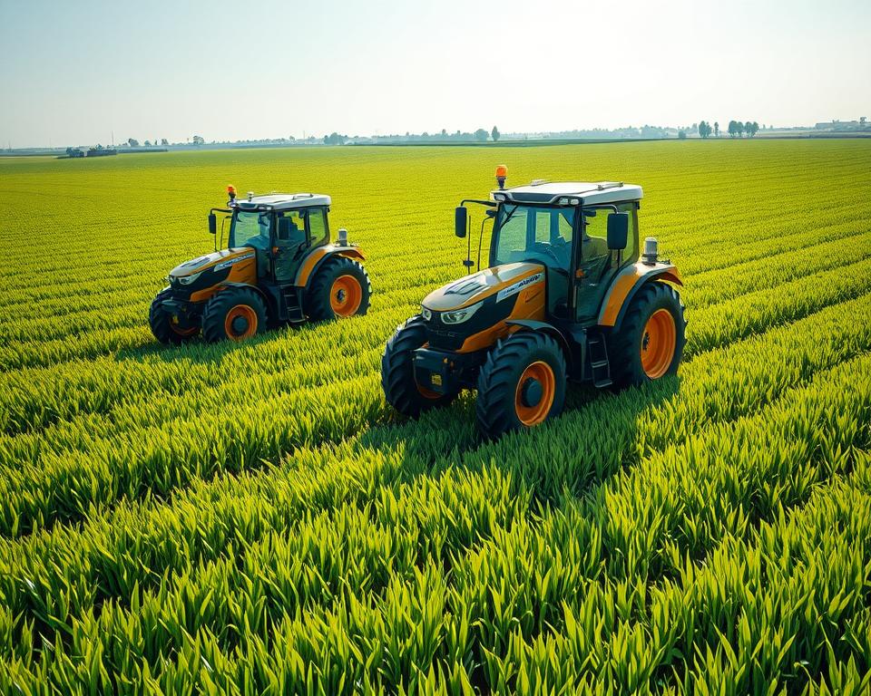 Autonome Traktoren für präzise Feldarbeiten