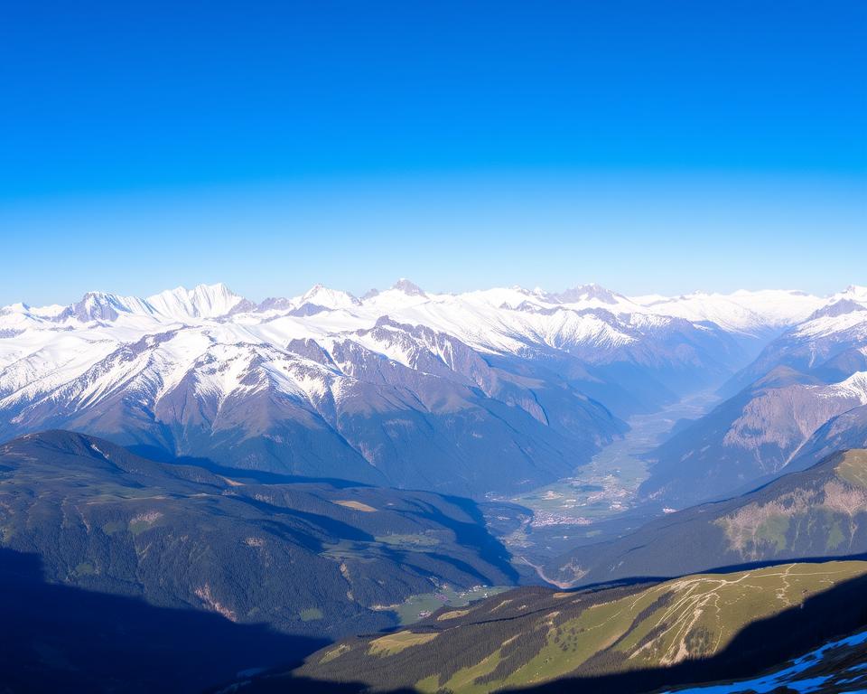 Bergpanorama in Verbier