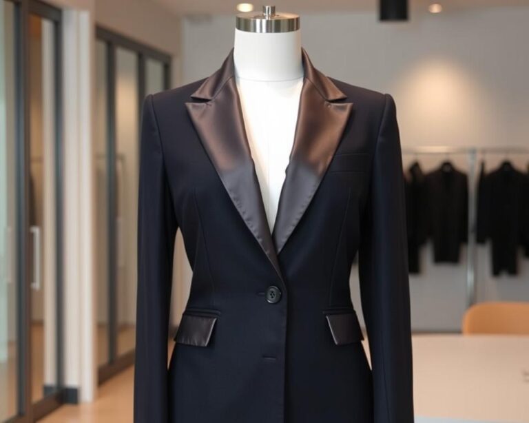 Blazer mit Satin-Details: Der Business-Look modernisiert